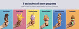 Ninja CREAMi Scoop and Swirl Ice Cream and Soft Serve Maker, 13 One-Touch Programs