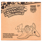 4-Piece KidKraft Adventure Tracks Dino World Prehistoric Pals Flyers Wooden Vehicle Playset – Pteranodon & Dragonfly