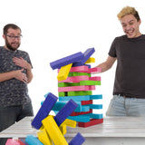 Hey! Play! Giant Wooden Blocks Tower Stacking Game,