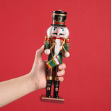 12" Wooden Nutcracker Soldier – Sword, Movable Jaw & Gift Box