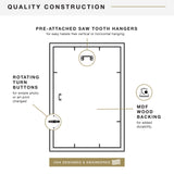 MCS Studio Gallery Picture Frame, MDF Poster Frame with Plexi Front