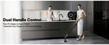 HOTO Flexi Cordless Spin Scrubber with Extension Rod, 8 Brush Heads, IPX7 Waterproof, 110-Min Runtime