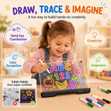 16" LED Drawing Board with 10 Color Modes, 9 Brightness Levels & Rechargeable Battery