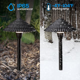 8 Pack Low Voltage LED Landscape Pathway Lights – 120 Lumens 3W Path Lights