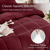 Lightweight Cooling Quilted Comforter, All Season Down Alternative Duvet