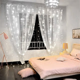 USB Window Curtain Fairy Lights, 9.8 ft x 9.8 ft 300 LED Curtain Lights with Remote Control