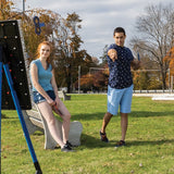 EastPoint Sports 5' Ultimate Axe Throwing Target Game with Steel Frame, 8 Safety Axes