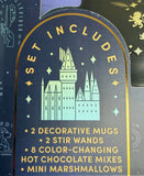 Harry Potter Color Changing Hot Cocoa Holiday Gift Set, 8 Colors with Mini Marshmallows