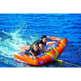WOW Sports Power Steer 2-Person Steerable Deck Tube Towable – U-Shaped Boat Tube