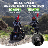 Aoemoe 36V 500W Electric Off-Road Ride-On Buggy with 2-Speed Parent Lock & 10-Mile Range