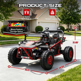 SHINPT 36 V 2-Seat Kids Electric Ride-On Car, Dual 250 W Motors, 8.7 mph, Ages 6+
