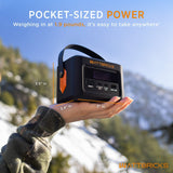 WattBricks Energy 100 Portable Power Station, 100 W Output, 120 W Peak, USB-C