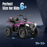 HOVER HEART XW-A19 40cc 4-Stroke Gas Youth ATV with 2-Speed Control, Disc Brakes