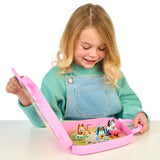 Bluey Chattermax Figure Carrying Case – 4 Figures, 3 Musical Accessories & Kiwi Play Mat