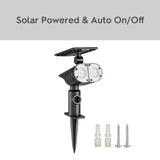 Better Homes & Gardens 600 lm Solar Dual-Head LED Spotlight – Motion Sensor, RGB Lighting & Adjustable Heads