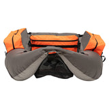 Miumaeov Inflatable Fishing Boat with Adjustable Backrest, Portable Float Tube