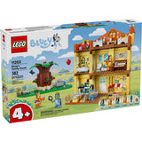 LEGO Bluey’s Family House Playset – 382 Pieces, 6 Characters & Modular Rooms