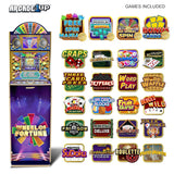 Arcade1Up Wheel of Fortune Casinocade Deluxe Machine, 24 Games Dual Touch LCD