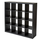 Better Homes & Gardens 16 Cube Modern Bookshelf Storage Organizer