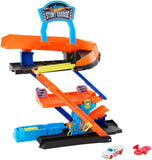 Hot Wheels City Transforming Stunt Garage – Multi-Level Parking, Elevator & Ramps