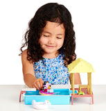 Bluey Pool Time Playset – 2.5–3" Articulated Swimsuit Figure & 4 Accessories