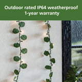 Mainstays Eucalyptus Curtain String Lights, 9.5 ft x 6.56 ft, 480 Warm White Incandescent Lights
