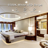 Daybetter 40 ft. Dimmable Daylight White LED Strip Lights, 6500K, 24V, 720 LEDs