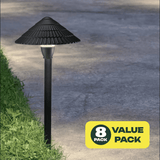 8 Pack Low Voltage LED Landscape Pathway Lights – 120 Lumens 3W Path Lights