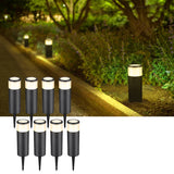 8 Pack LED Low Voltage Landscape Lighting – 5W Pathway Lights, 400 Lumens