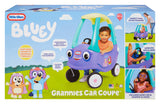 Little Tikes Bluey Grannies Cozy Coupe Ride-On Car with Sounds and Accessories