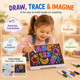 16" LED Drawing Board with 10 Color Modes, 9 Brightness Levels & Rechargeable Battery