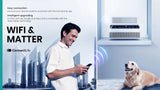 Hisense 8,000 BTU Smart Inverter Window Air Conditioner with Install Bracket