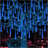 10 Tubes 20" BlueFire Meteor Shower Lights, 540 LEDs Falling Rain Icicle Lights