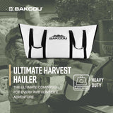 Bakcou 60" Insulated Game & Gear Bag – Waterproof Hunting Cooler Bag for eBike Trailers