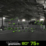 Greenworks 80V Cordless Backpack Leaf Blower with 4Ah Battery Rapid Charger & Leaf Tarp