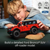 LEGO Technic Ford Bronco 42213 Building Set – 943-Piece Off-Road SUV Model Kit
