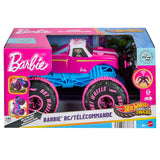1:24 Hot Wheels Monster Trucks Barbie RC – 2.4 GHz Remote Control, 5 MPH & Wheelie Stunts