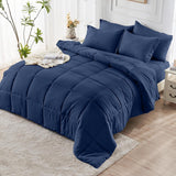Lightweight Cooling Quilted Comforter, All Season Down Alternative Duvet