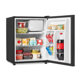 2.7 Cu Ft Single Door Mini Refrigerator with Half-Width Freezer