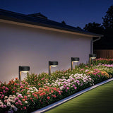 4-Pack Better Homes & Gardens 20 lm Solar Dome Downlights – Black Walkway & Landscape Lights