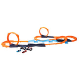 Hot Wheels RC Porsche 911 GT3 vs. Ford Mustang Race Track Set, 31.88" x 9.94" x 50.5"