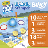Crayola Color Wonder Bluey Magic Light-Up Stamper – 10 Stamps, 18 Activity Pages & 3 Markers