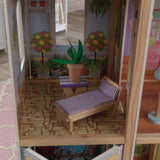 4.5 ft. KidKraft Majestic Mansion Wooden Dollhouse – 4 Levels, 8 Rooms, Elevator & 34 Accessories