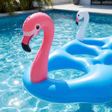 Flamingo Inflatable Pool Tic-Tac-Toe & Ring Toss Game Set