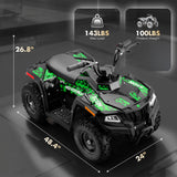 HOVER HEART 36V 500W Electric Youth ATV with Dual Suspension & 10-Mile Range