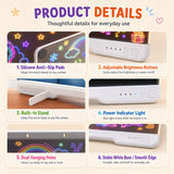 16" LED Drawing Board with 10 Color Modes, 9 Brightness Levels & Rechargeable Battery