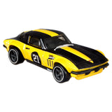 2-Vehicle Hot Wheels Legends Team Transport 1:64 Scale Set – Custom Corvette Stingray Coupe & Carry On