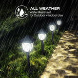 Monster Smart Outdoor Pathway Lights – 4 Pack 90 lm Multicolor Wi-Fi Landscape Lights