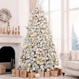 52-Count Shatterproof Christmas Ornaments with Preinstalled Hanging Strings and Gift Box