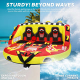 3-Person Towable Tube for Boating, 510 lb Capacity Sofa-Style Water Tube
